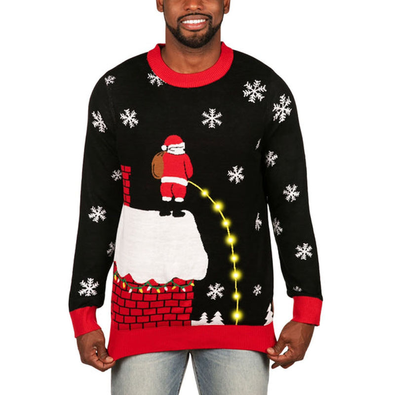 LED Light Men’s Christmas Sweater